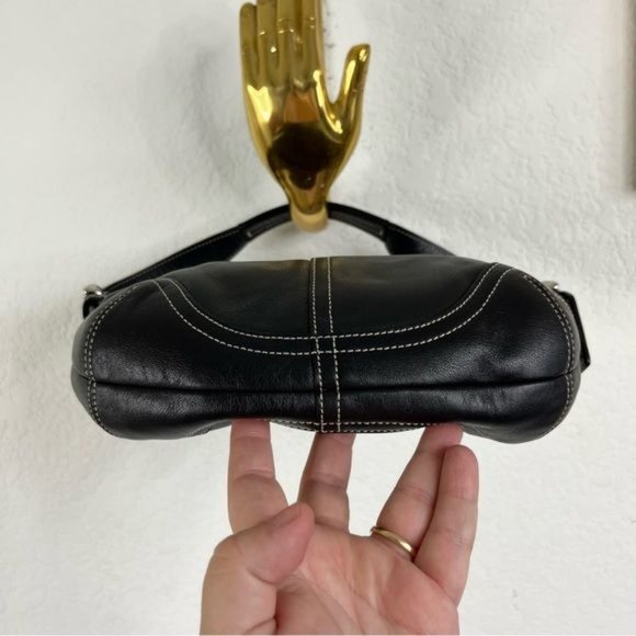 COACH NY Soho Small Black Hobo Shoulder Bag - Picture 4 of 9